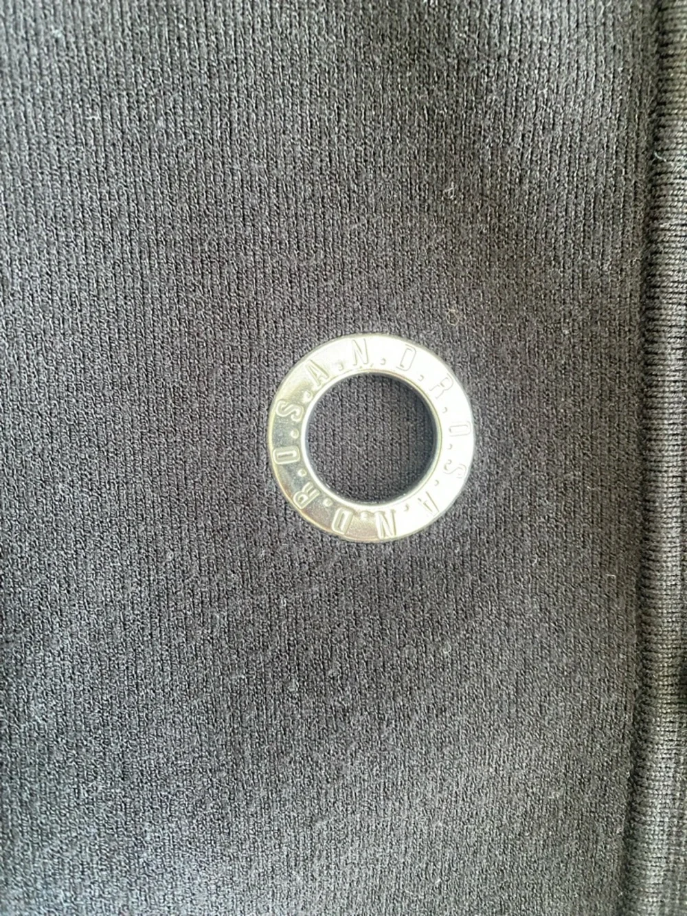 Sandro Coccinelle Eyelet/Grommet Black Sweater. Size 1 (small). - Picture 8 of 8